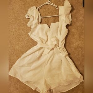 White romper. Size small.